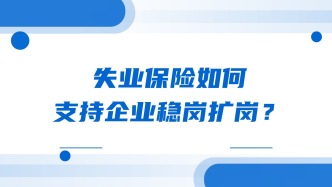 失业保险如何支持企业稳岗扩岗？